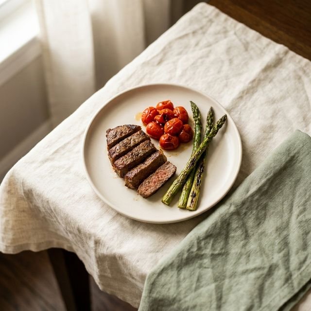 Air fryer high-protein plate