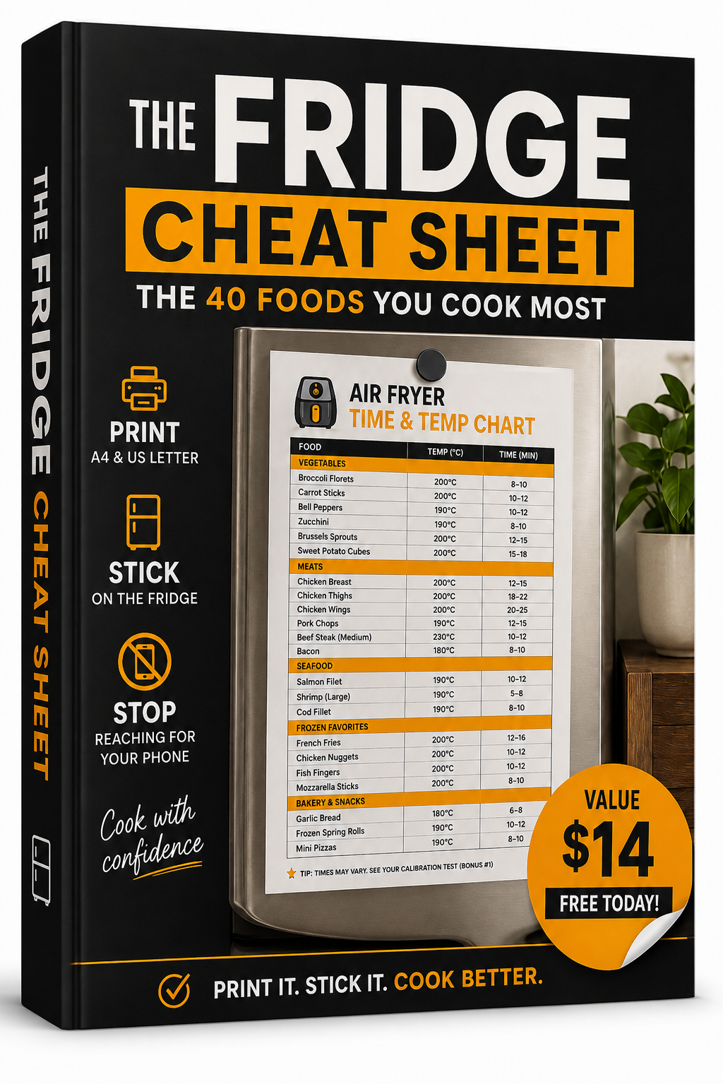 Bonus 3 — Printable fridge cheat sheet