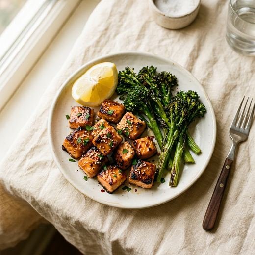 Air fryer high-protein plate